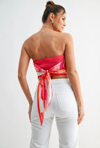 Printed Bandana Tube Top