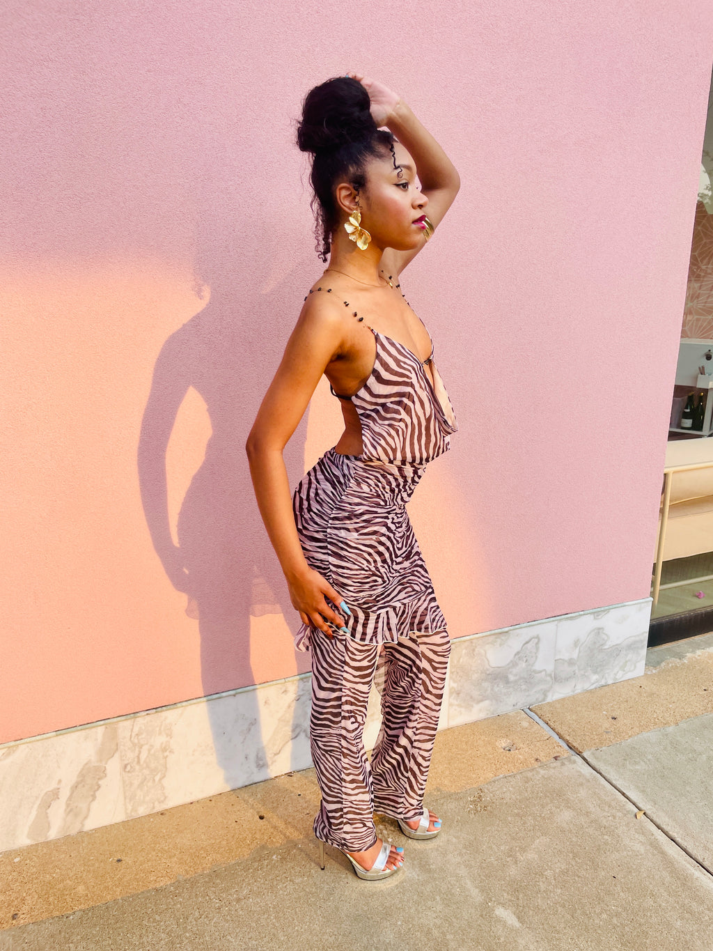 Zebra Jumpsuit