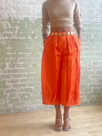Orange Capri Pants