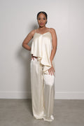 Satin Asymmetrical Tank Top