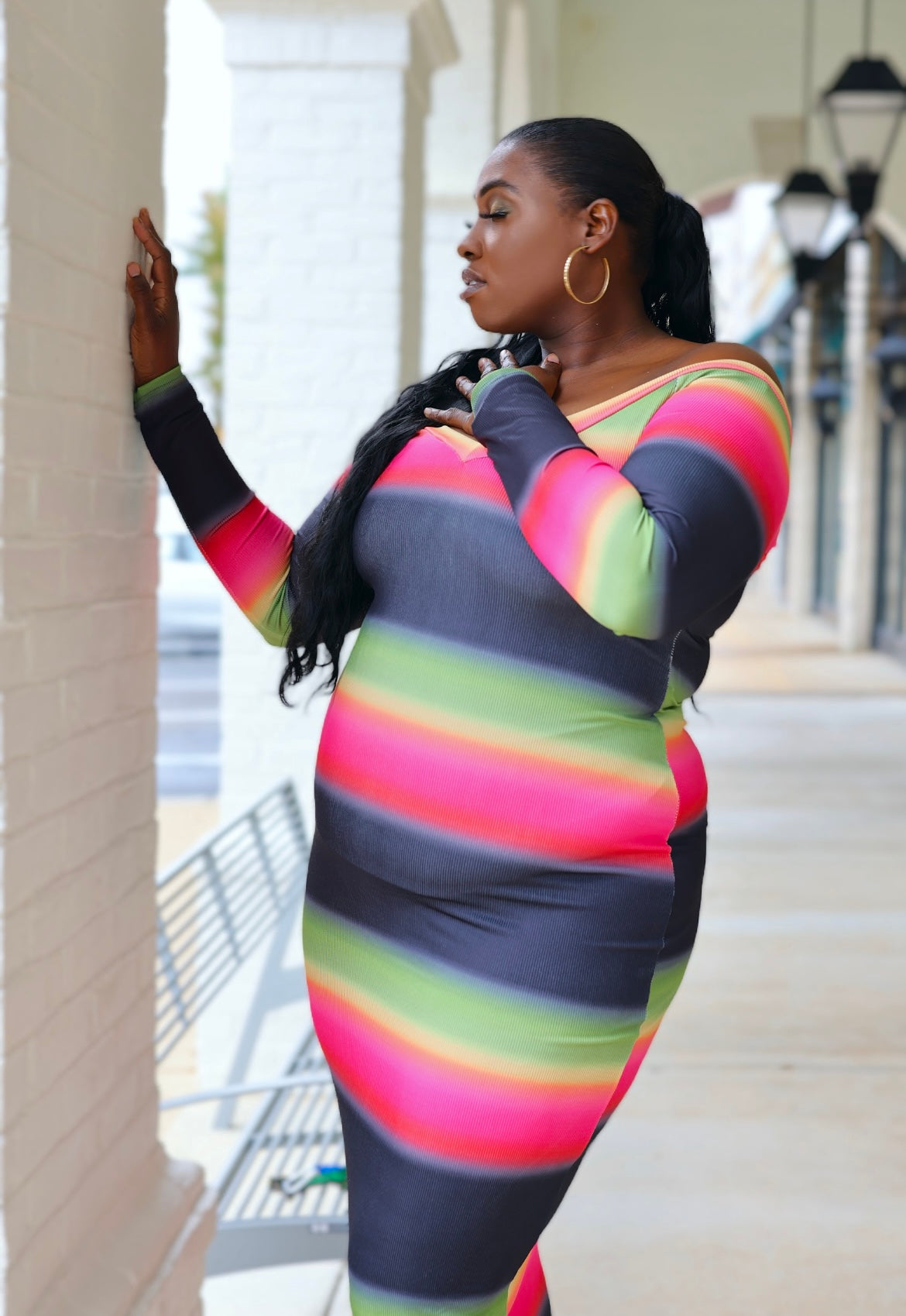 Multi Colored Maxi