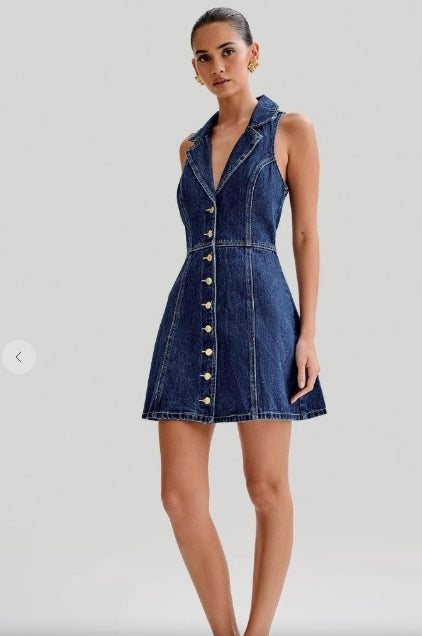 A-Line Denim Dress