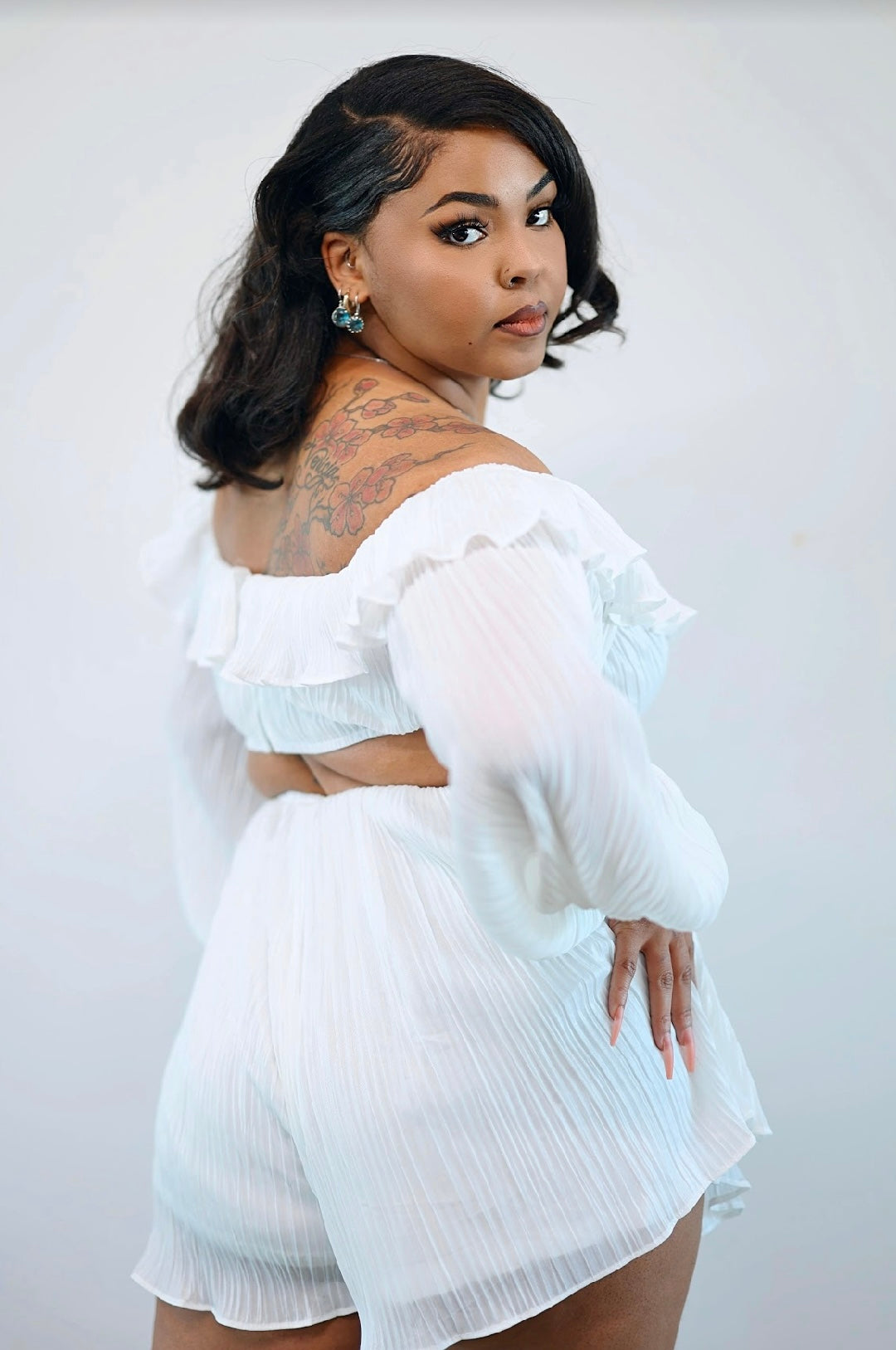 Sweetheart Ruffle Romper