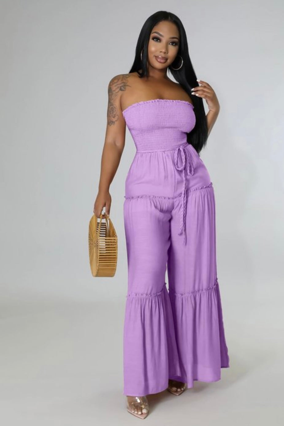 Purple Posh Jumpsuit – Wisteria Snow